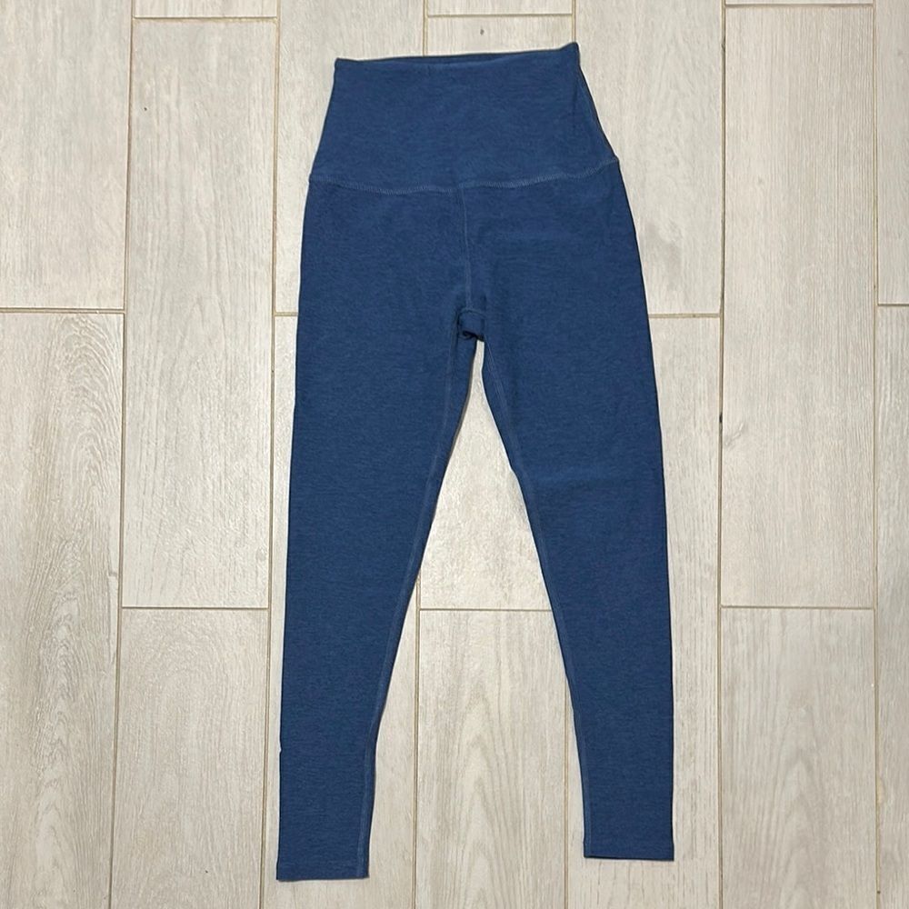 New Beyond Yoga XS soft Blue High-Rise Full-Length Leggings